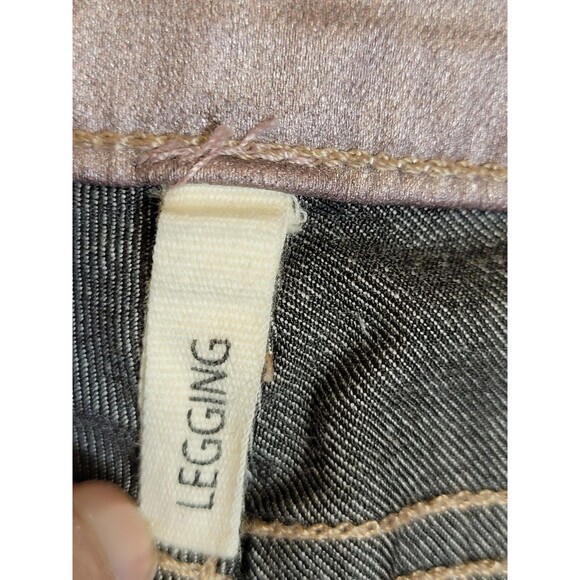 Rag & Bone Rose Metallic Coated Stretch Legging Skinny Jeans Tag 27 Fits 28x27 - Picture 16 of 16